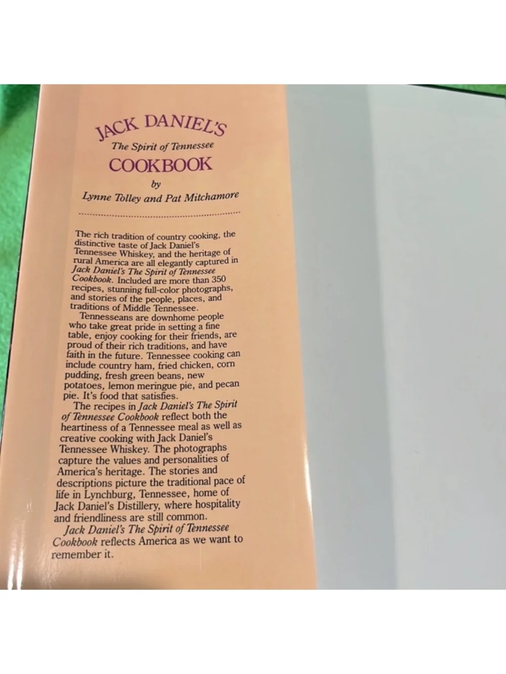 Jack Daniel’s Spirit Of Tennessee Cookbook & Bourbon & Bacon Hardcover Books